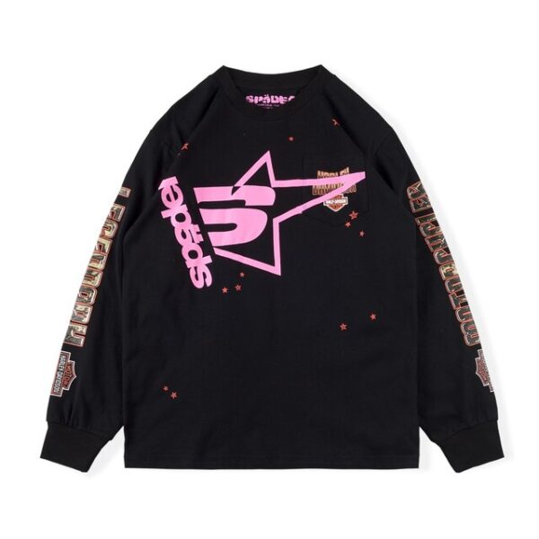 Sp5der-555555-Pink-Young-Thug-Sweatshirt Sp5der 555555 Pink Young Thug Sweatshirt