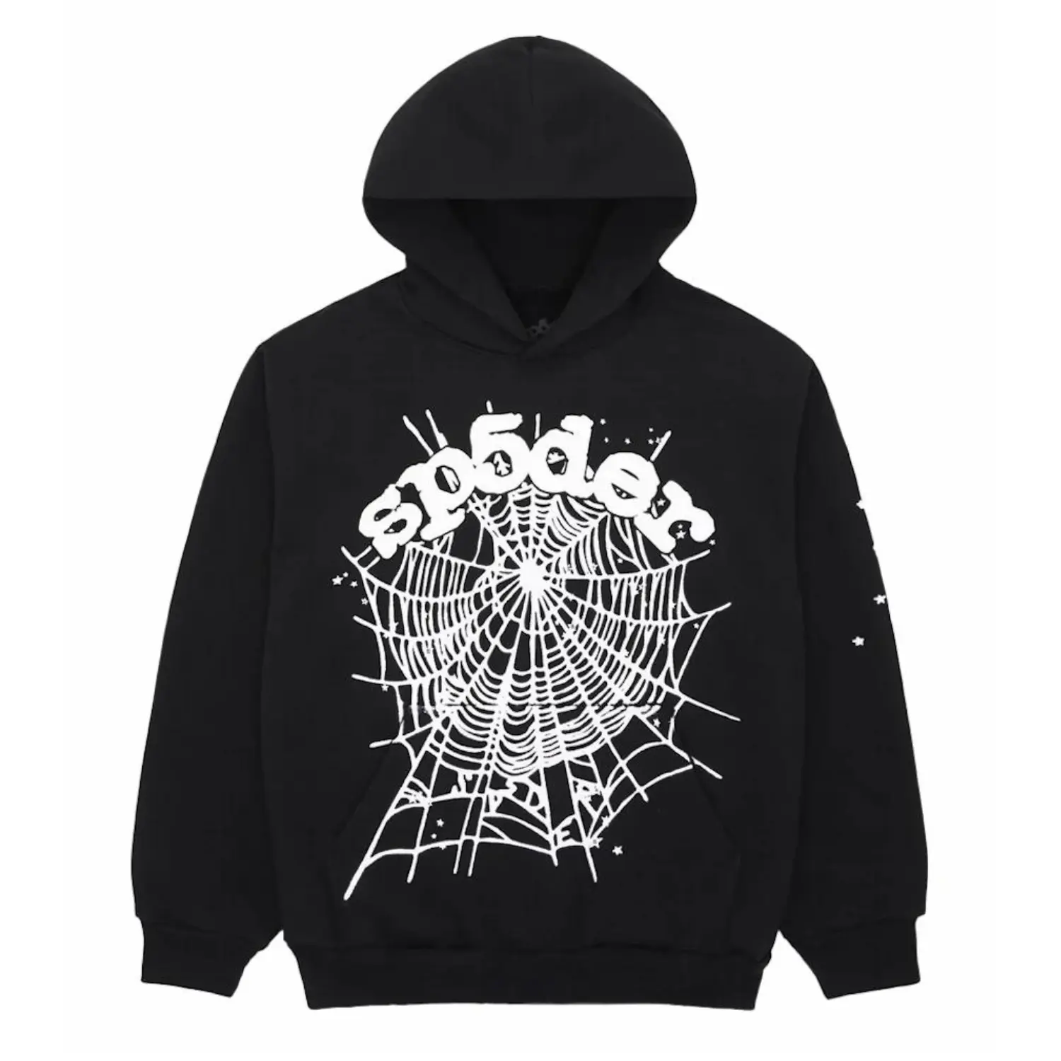 Sp5der OG Web Hoodie Black Sp5der OG Web Hoodie Black