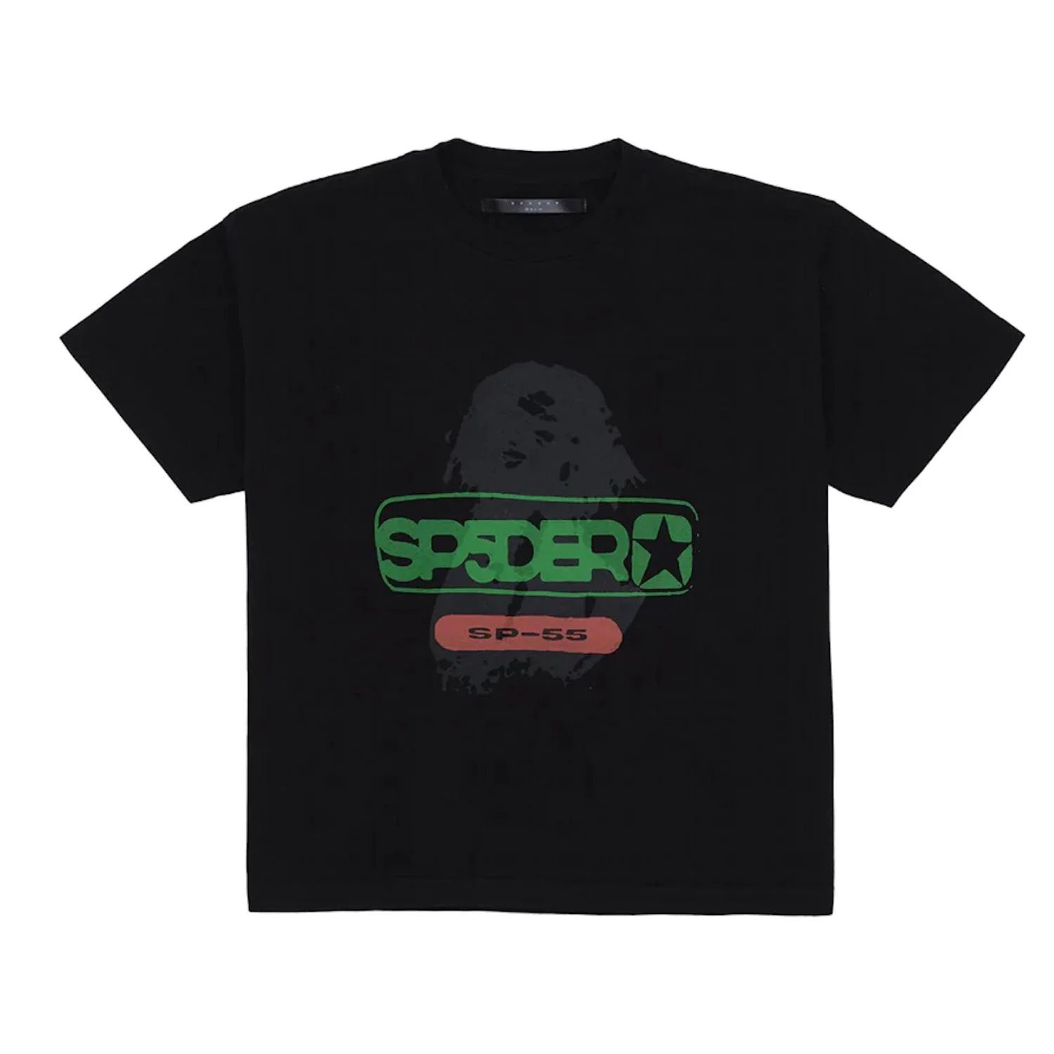 Sp5der Oversized Reunion Tee Black Sp5der Oversized Reunion Tee - Image 1