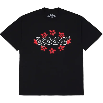 Sp5der Warped Tee in Black
