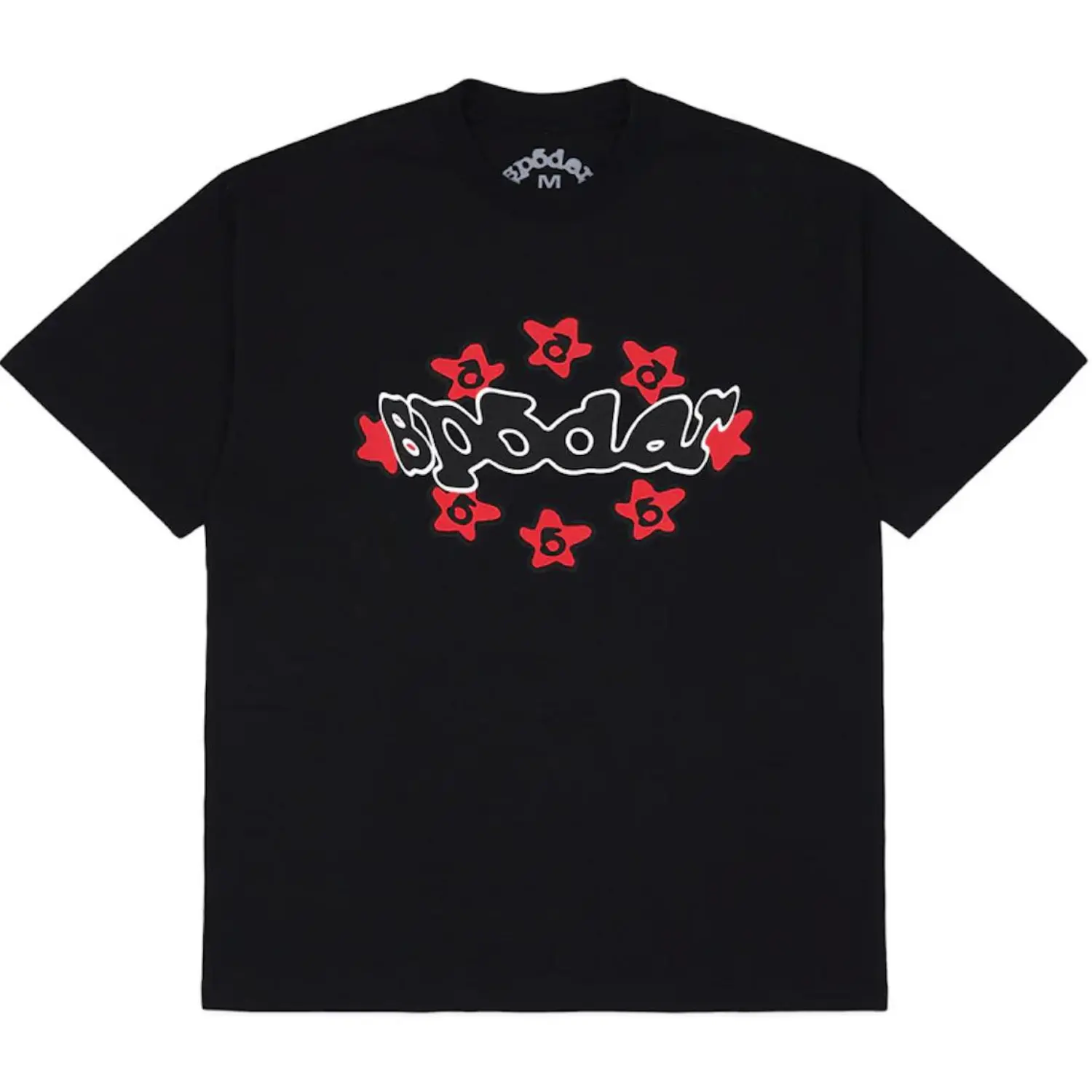 Sp5der Warped Tee Black Sp5der Warped Tee in Black