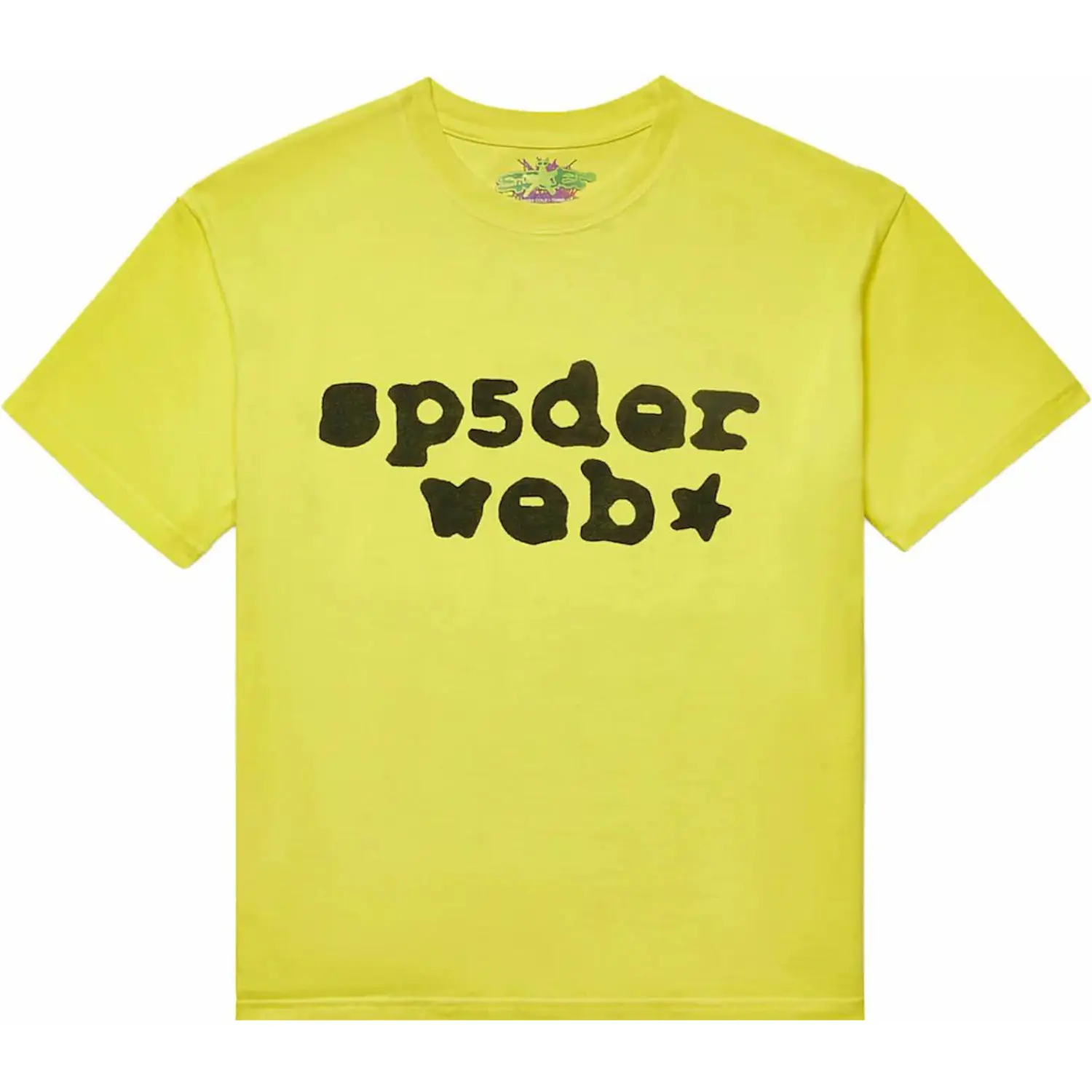 Sp5der Web Tee Yellow1 Sp5der Web Tee Yellow/Black