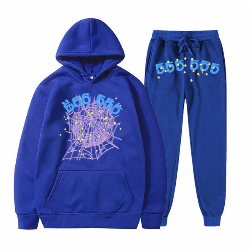 Blue Spider Young Thug 555555 Tracksuit Blue Spider Young Thug 555555 Tracksuit