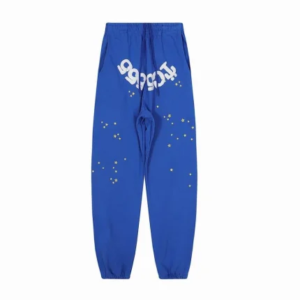 Blue Spider Young Thug 555555 Sweatpants Men Women