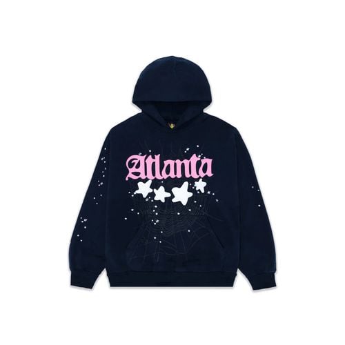 Navy Sp5der Atlanta Hoodie Navy Sp5der Atlanta Hoodie - Image 1