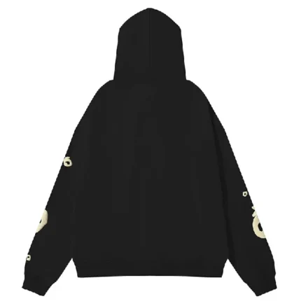 Black Sp5der Beluga Hoodie back in
