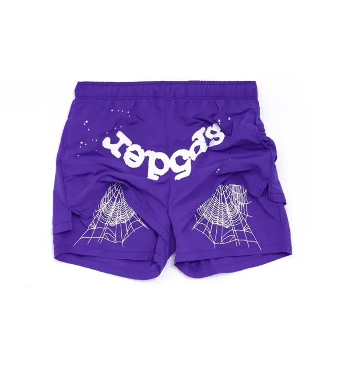 og-web-sp5der-shorts-purple OG WEB SP5DER SHORTS PURPLE