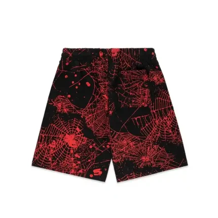 AOP WEB V2 SPIDER SWEATSHORT BACK IN
